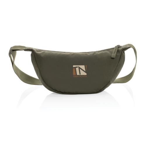 Crescent AWARE™ RPET half moon sling bag khaki