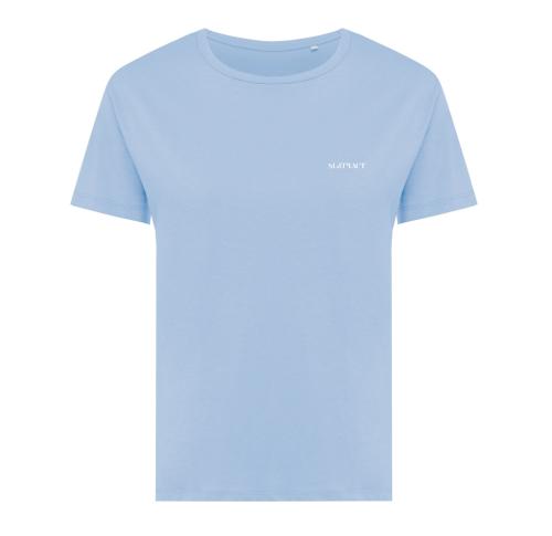 Iqoniq Yala women lightweight recycled cotton t-shirt sky blue