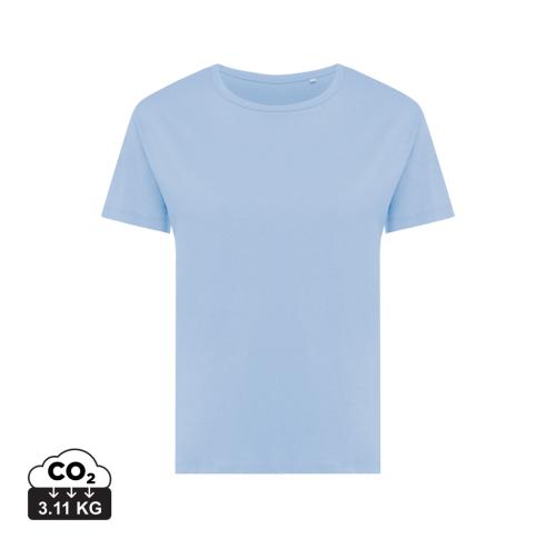 Iqoniq Yala women lightweight recycled cotton t-shirt sky blue