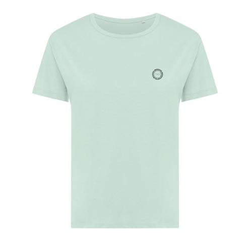Iqoniq Yala women lightweight recycled cotton t-shirt crushed mint