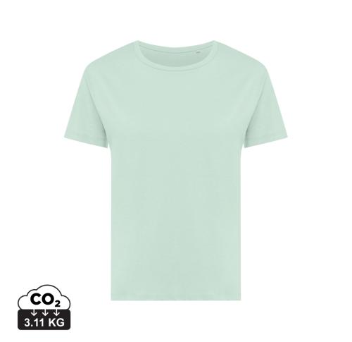 Iqoniq Yala women lightweight recycled cotton t-shirt crushed mint