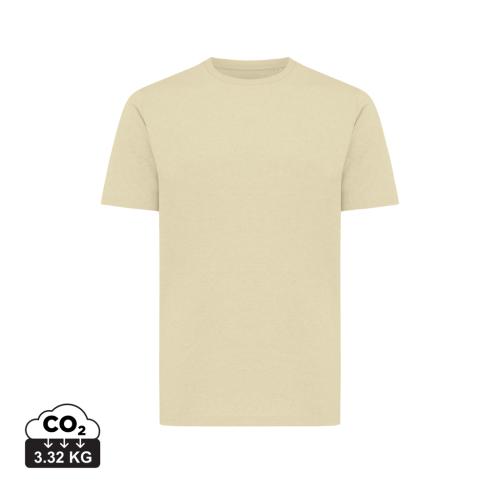 Iqoniq Sierra lightweight recycled cotton t-shirt cream yellow