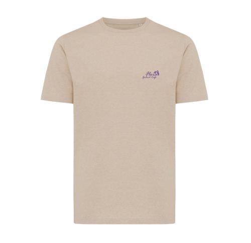 Iqoniq Sierra lightweight recycled cotton t-shirt light heather brown