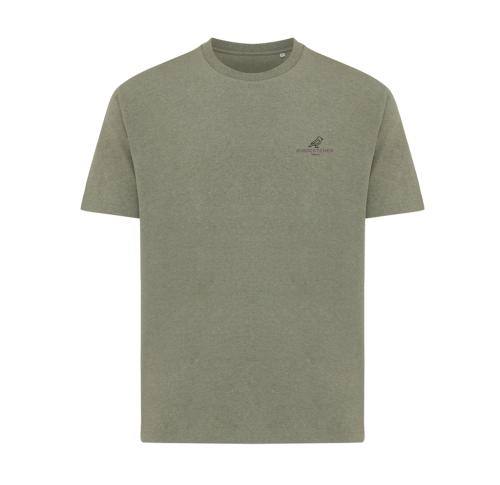 Iqoniq Teide recycled cotton t-shirt heather green