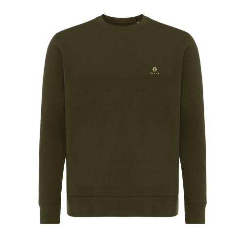Iqoniq Etosha lightweight recycled cotton crew neck khaki