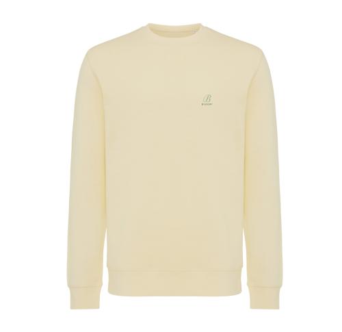 Iqoniq Etosha lightweight recycled cotton crew neck cream yellow