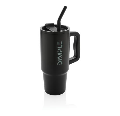 Embrace deluxe RCS recycled stainless steel tumbler 900ml black