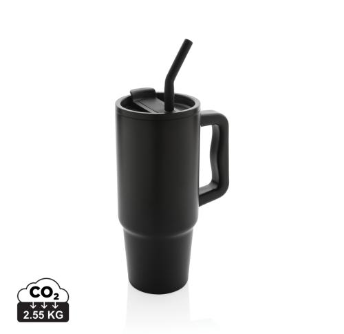 Embrace deluxe RCS recycled stainless steel tumbler 900ml black