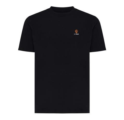 Iqoniq Sierra lightweight recycled cotton t-shirt black