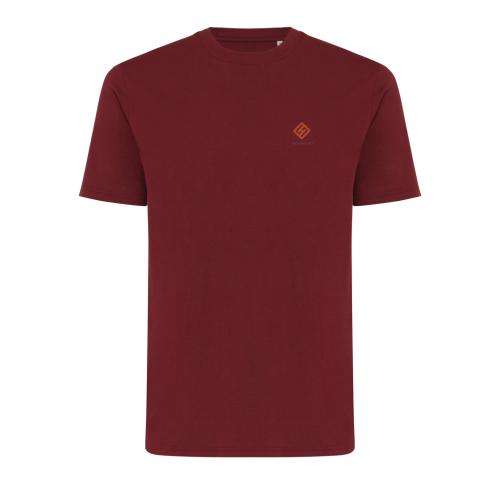 Iqoniq Sierra lightweight recycled cotton t-shirt burgundy