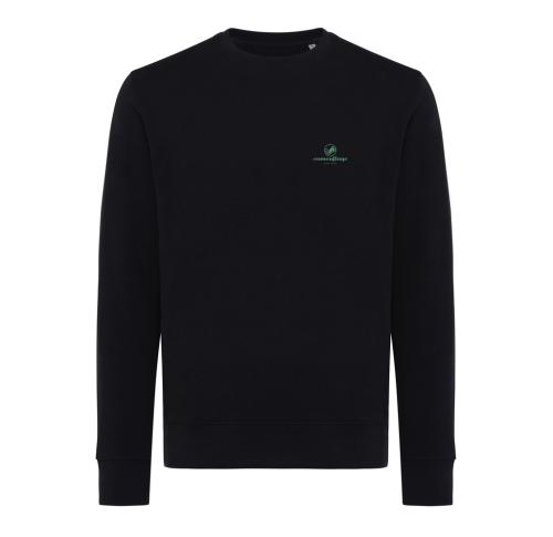 Iqoniq Etosha lightweight recycled cotton crew neck black