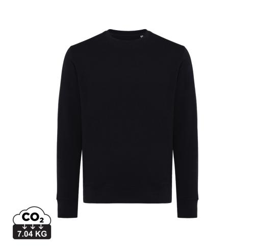 Iqoniq Etosha lightweight recycled cotton crew neck black