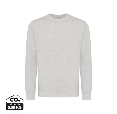 Iqoniq Etosha lightweight recycled cotton crew neck light heather grey