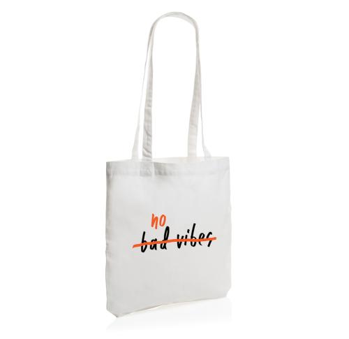 Impact AWARE™ recycled cotton tote 330 gsm white