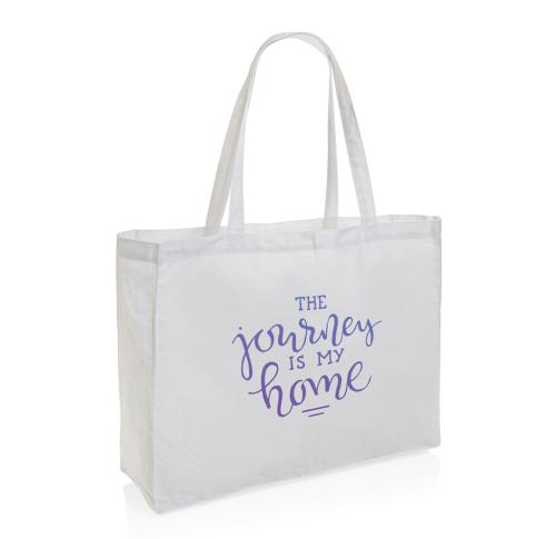 Impact AWARE™ Recycled cotton shopper 145g white