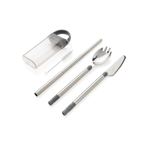 Pocketsize reusable cutlery set on-the-go