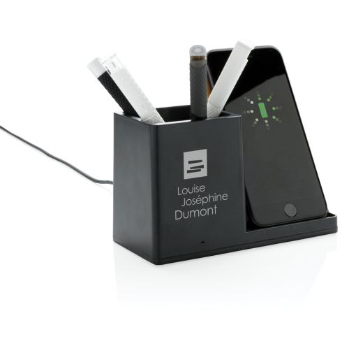 Ontario 5W wireless charger with pen holder