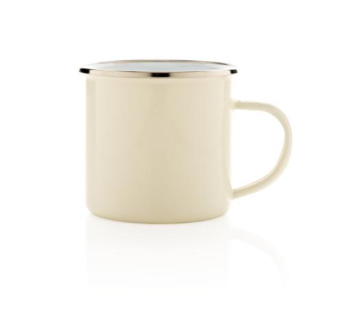 Vintage Enamel Camping Mugs 350ml Custom Logo