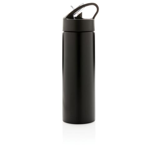 Sport bottle with straw