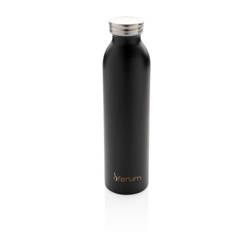 Custom Leakproof Copper Vacuum Insulated Bottle 600ml - Black