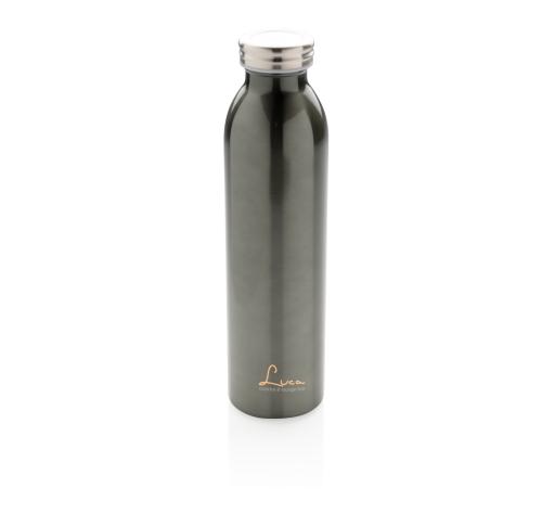 Logo Leakproof Copper Vacuum Insulated Bottle 600ml - Anthracite