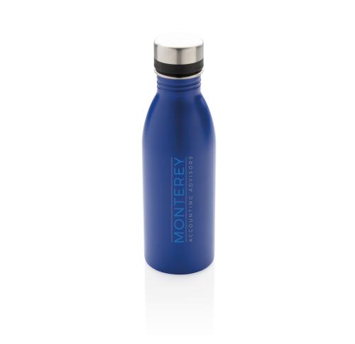 Deluxe Stainless Steel Water Bottle - Blue