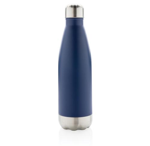 Custom Printed Vacuum Insulated Stainless Steel Bottle Blue