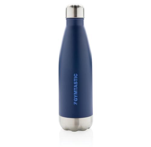 Custom Printed Vacuum Insulated Stainless Steel Bottle Blue