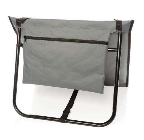 Custom Printed Foldable Beach Lounge Chairs Grey