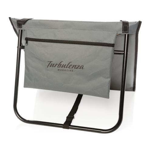 Custom Printed Foldable Beach Lounge Chairs Grey