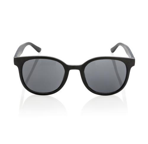 Printed Wheat Straw Fibre Sunglasses - Black