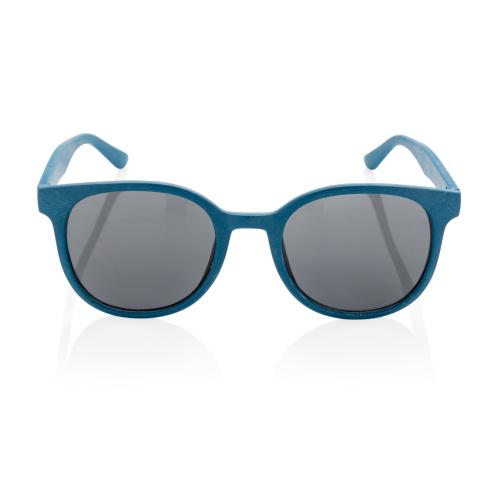 Custom Printed Wheat Straw Fibre Sunglasses - Blue