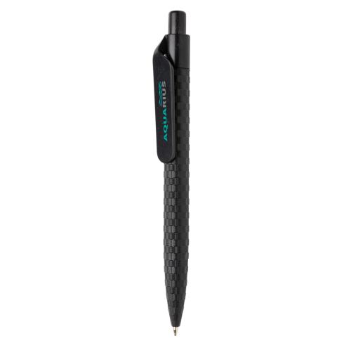 Printed Textured Wheat Straw Pen Black