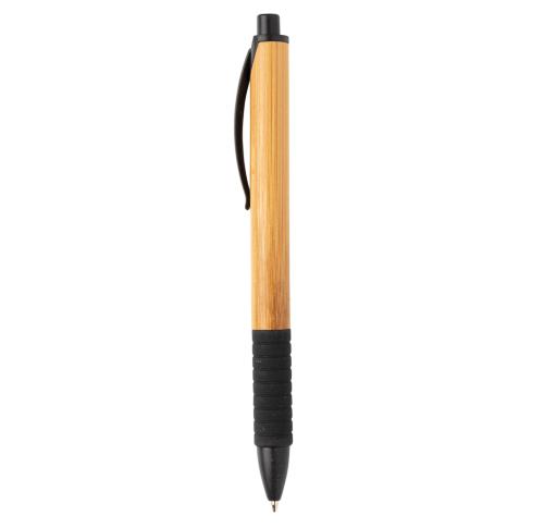 Printed Bamboo & Wheat Straw Pen Black