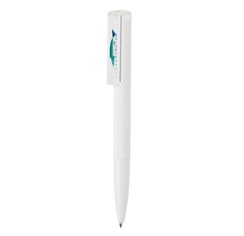 Printed Logo Business Pen X7 White