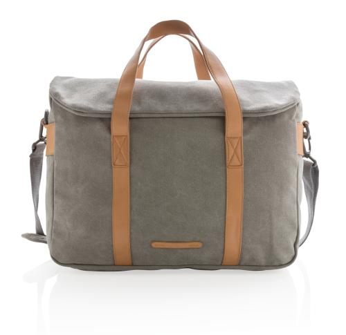 Canvas laptop bag PVC free