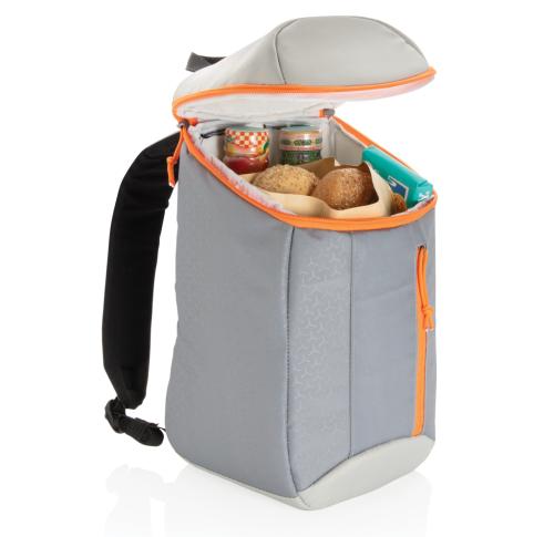 Branded Hiking Cooler Backpack 10L Grey
