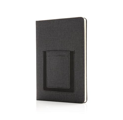 Deluxe A5 Notebook with phone pocket