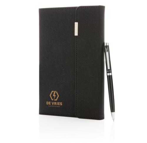 Branded Swiss Peak Deluxe A5 Notebooks And Pen Sets