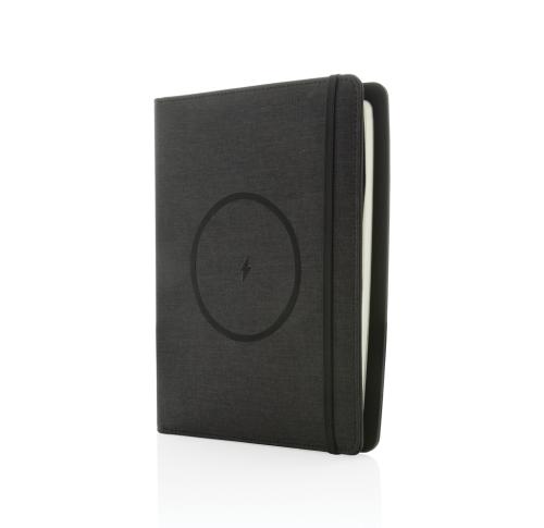 Air 5W wireless charging notebook with 5000mAh powerbank