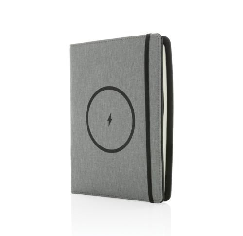 Air 5W wireless charging notebook with 5000mAh powerbank