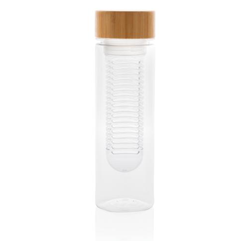 Branded Fruit Infuser Bottle With Bamboo Lid