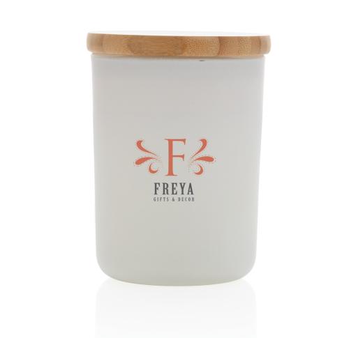 Ukiyo deluxe scented candle with bamboo lid