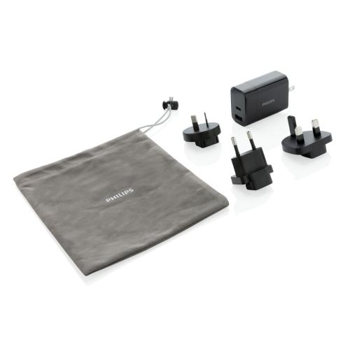 Philips Ultra Fast PD Travel Charger Worldwide Adaptors Type C