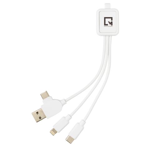 6-in-1 antimicrobial cable