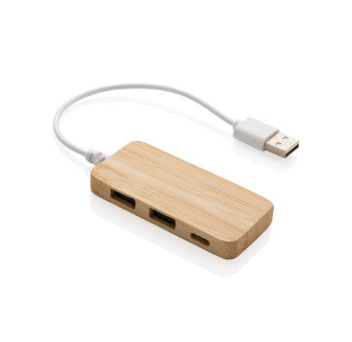 Bamboo hub with Type-C