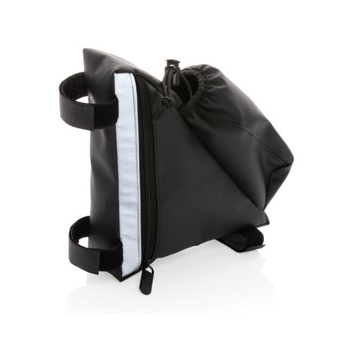 Printed PU High Visibility Bike Frame Bags With Bottle Holder