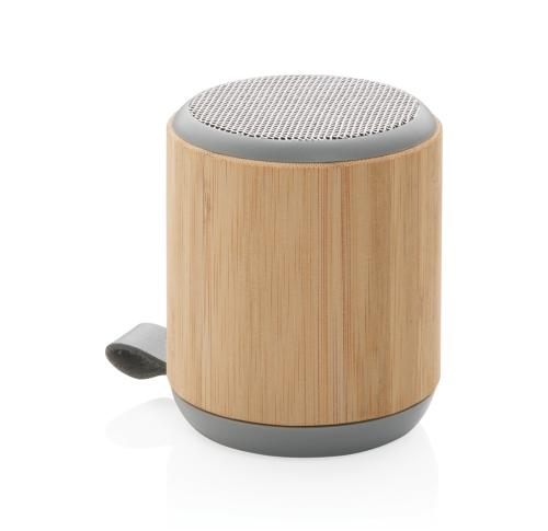 Promotional Bamboo And Fabric 3W Portable Wireless Speakers