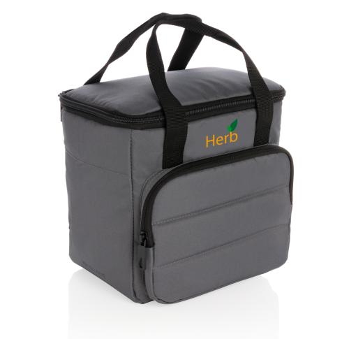 Branded Eco Friendly RPET Cooler Bags Impact AWARE™ Anthracite