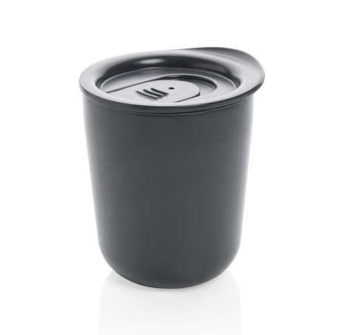 Simplistic Antimicrobial Coffee Tumbler - Grey